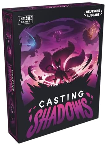 Unstable Games, Casting Shadows, Familienspiel, Brettspiel, 2-4 Spieler, Ab 12+ Jahren, 30-60 Minuten, Deutsch
