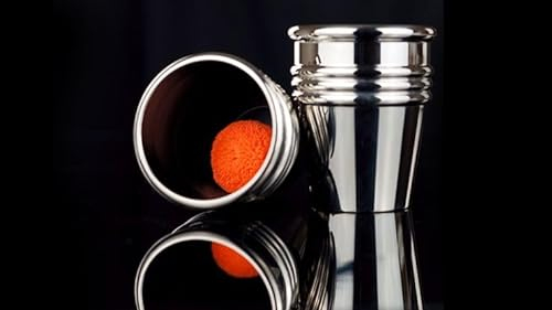 Tommy Wonder Cups & Balls Set (Stainless Steel), Magic Trick, Beginner, Close Up Magic, Mentalism, Street Magic