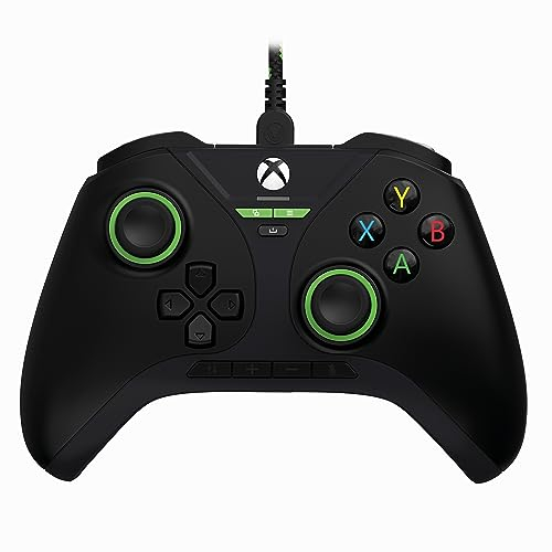 Snakebyte Gamepad Pro X schwarz - kabelgebundener Xbox Series X|S & PC Controller, Hall-Effect Sensoren, Audio-Panel, Zusatztasten, Trigger-Stops