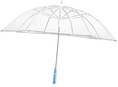 Baoblaze Leuchtender Regenschirm, LED-Regenschirm mit Taschenlampe, tragbar, regenfest, Winddicht, gerader Regenschirm, Regenschirm für Spaziergänge,