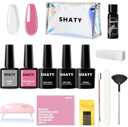 Generic SHATY® BIAB Starter Pack – The Clear - Builder In A Bottle - BIAB Nagellack - BIAB Set