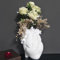 TNBRUA Herz Vase Anatomisches Dekorativ, Kreatives Harz Herzvase Anatomisch Herzförmige Vase, Dekorative Blume Vase Dekoration Einrichtung Statuen Pflanzer für Hochzeit Party (Weiß)