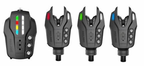 Prologic Element Com-Pact Alarm Set 3 + 1 - Bissanzeiger Set, Bissmelder zum Karpfenangeln