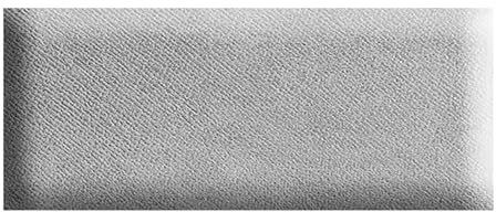 HLTQL Wandkissen Leder Selbstklebend、Gepolsterte Wandpaneele Bett、Polster Kopfteil、Wanddekoration FüR Schlafzimmer, Kinderzimmer, BüRo, Diele(#Light Gray,30x40cm)