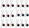 Keboyoe 18 Stück Mini Bowling SchlüSselanhänger Mitgebsel, Mini Bowling Pin Schlüsselanhänger Kinder Bowling Keychain, Mini Bowlingkugel Mit Farbe Kugel Für Kinder, Partygeschenke