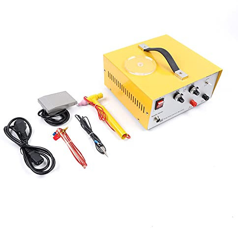 KinHall Mini saldatore per gioielli, 220 V, 400 W, colore oro, argento, 80 A, Dx-808