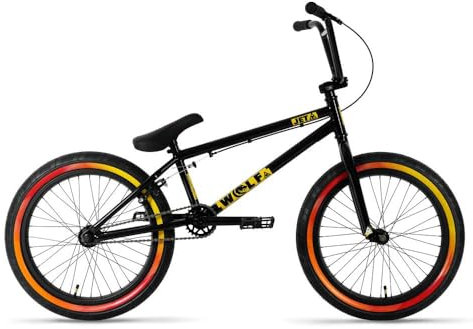 Jet BMX Wolf BMX Bike - Black Flame