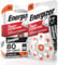 80 Piles pour Appareils Auditifs Energizer Taille 13 Orange avec Technologie PowerSeal - 10 Paquets de 8 Piles