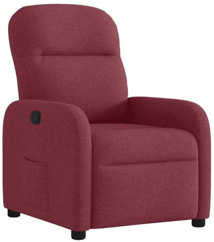 vidaXL Relaxsessel Weinrot Stoff, Sessel, TV Sessel, Sessel verstellbar, Fernsehsessel, TV-Sessel, Fernsehsessel verstellbar, Sofasessel, Liegesessel