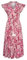 Women's Casual Summer Dresses Wedding Guest A Line Floral Midi Dress Flutter Sleeve Long Swing Boho Tiered Swing Dress Pink Floral S