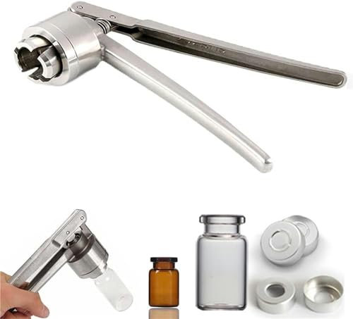 Générique Sertisseuse Manuelle pour flacons, sertisseuse pour flacons 13 mm/20 mm, sertisseuse/capsuleuse portative, Outil de sertissage de Bouchons de Bouteilles en Acier Inoxydable