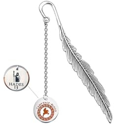 KUIYAI Camp Half-Blood Gods and Goddesses Bookmark for Book Lover, 2 Sides Engraving, Zeus, Hera, Poseidon, Athena, Demeter (hadesBM UK)