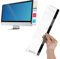 Ptwola Message Memo Boards Sticky Acrylic Monitor Memo Board Reminder Computer Screen Side Note Holder Multifunction Transparent Panel for Women Men Home Desktop Office Desk Clear Decor Accessories