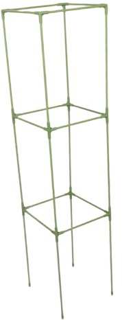 Milisten Treillis pour Concombres Et Tomates Tuteur pour Plantes Support De Culture Treillis pour Tomates Grimpantes Structure Carrée pour Plantes Grimpantes