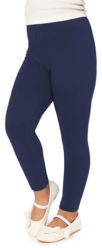 Merry Style Mädchen Lange Leggings aus Viskose MS10-130 (Marineblau, 110)