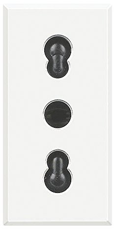 Bticino shd4180 F AXOLUTE zweipolige Steckdose 2P + T, 10/16 A, weiß