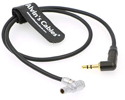 Alvin's Cables Audio Cavo per ARRI Alexa Mini Z CAM E2 Camera Angolo Retto 5 Pin Maschio a 3,5 mm Angolo Retto TRS