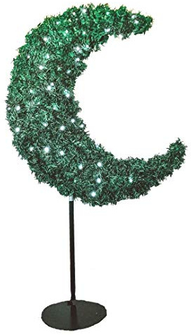 5ft Eid Moon Tree & LED Lights - Green