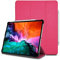 TECHGEAR iPad Pro 12.9 2020 Smart Case [Pencil Compatible] Slim Smart Case Tri-fold Stand Cover with Corner Protection [Auto Wake/Sleep] for iPad Pro 12.9 Inch 4th Generation / 2020 - Pink