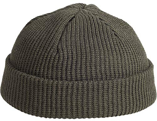 ANEWISH Unisex Beanie Mütze Damen Herren Strickmützen Warme Wintermütze Olivgrün