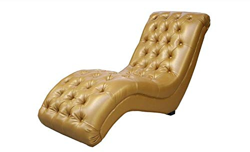 jvmoebel Chesterfield Liege Design Chaiselounge Club Chaise Polster Leder Couch Sofa neu