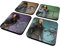 Pyramid International The Witcher Lot de 4 dessous de verre Motif légendaire Produit officiel 10 x 10 cm