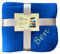 Schnoschi Blaue Fleece Kuscheldecke mit Namen Bestickt 170 x 130 cm Sofadecke Fleecedecke warme Decke