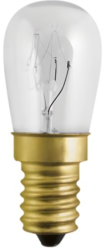GTV Glühbirne für Kühlschrank E14 25 W, Speziallampe 25 W, E14, 230 V für Kühlschränke