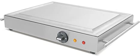 Teppinox M2000 – Elektrogrill Made In Germany (Elektrische Grillplatte, Teppanyaki, Tischgrill mit präziser Temperaturregelung bis 250 Grad, Grill aus Edelstahl für beste Wärmeverteilung)