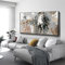Jianghu Art Rushing Bullfight Poster Stier Übergroße Wandkunst Leinwand Gemälde Abstrakter Stier Kunstdruck Moderne Wohnzimmerdekoration 85 x 170 cm (34 x 68 Zoll) mit Rahmen
