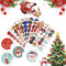 Adventskalender Aufkleber (Zahlen 1-24), 10 x 24 Advent Kalender Sticker für Kalender zum selber basteln für Weihnachten Adventskalenderzahlen Etiketten Nummern Aufkleber, Rund Etiketten, 4.5cm