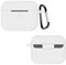 QINOUK Case for RAZER Hammerhead True Wireless X, [Shockproof] Premium Soft Silicone Full-Body Protection Case with D Shape Clip, for RAZER Hammerhead True Wireless X-White