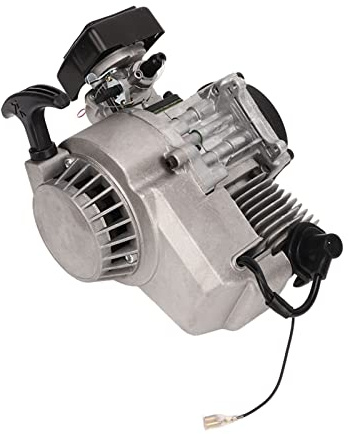 Tbest 49 Cc 2-Takt Pull Start Motor Motor, 49 Cc 2-Taotor Pull Start Motor mit Hohem Wirkungsgrad und Starker Leistung für Pocket Bike Mini Dirt Pit Bike Quad ATV