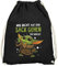 MoonWorks® Turnbeutel Spruch lustig Baby Yoda Mir Nicht auf den Sack gehen du sollst Aufdruck Print Gymbag schwarz Unisize