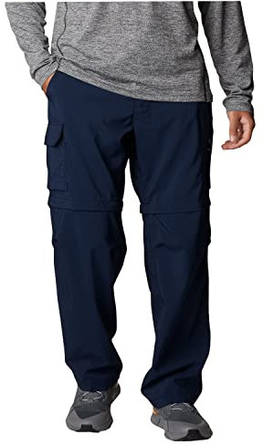 Columbia Silver Ridge Utility Convertible Pant 2012962464, Mens Trousers, Navy, 32-32 EU