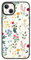 CASETiFY Spring Botanicals 2 kompakte Schutzhülle für iPhone 14 Plus, Falltest in Militärqualität, 1,2 m Fallschutz, Transparentes Schwarz
