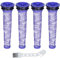 McFilter | 4x filtro pre-motore Filtro pre-motore adatto per Dyson DC58, DC59, DC61, DC62, V6 e V8, alternativa al filtro motore 965661-01, riutilizzabile
