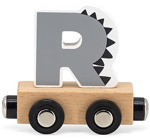 Elefantasie Buchstabenzug Namenszug Holzeisenbahn magnetisch Holzbuchstaben Wunschname zusammenstellen R bunt