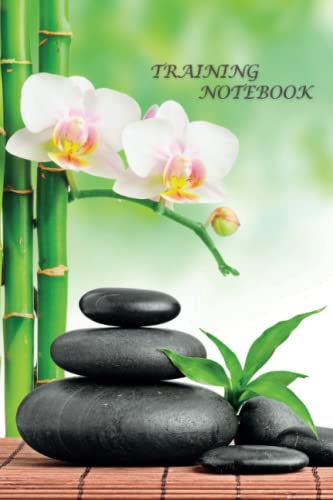 Training Notebook - Zen green cover: 200 pages / 6x9 in