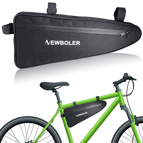 Kytpyi fahrradtasche rahmen, rahmentasche fahrrad, 2L Fahrraddreieck Rahmentasche, großer Kapazität, wasserdichte Fahrrad Vorderrohr Aufbewahrungstasche, Fahrraddreieck Tasche für Mountainbike Rennrad