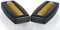 Crumpy Krümelbürste Tischroller Handstaubsauger für Auto Caravan Zuhause (2X Schwarz)