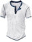 Azruma Langarmshirt Herren Trachtenhemd Herren Weisses Tshirt Herren Vintage Distressed Kurzarm V-Ausschnitt Waffel-Shirt Mit Knopfleiste Slim Fit Henley Shirts T Shirt Weiß (Weiß, 4XL)