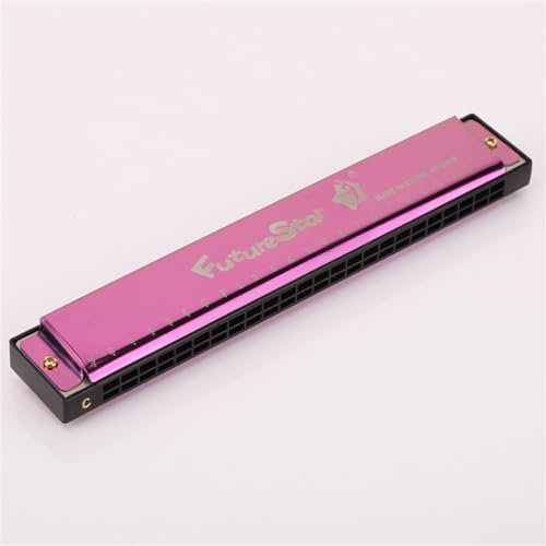 Harmonica trémolo 24 trous en Do Rose