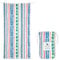 Dock & Bay Strandhandtuch - Schnell trocknende Mikrofaser, ohne Sand - Kompakt, Leicht - 100% recycelt - Inklusive Beutel - Palm Beach - Extra Large (200x90cm, 78x35)