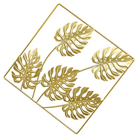 Alipis Einzigartige Wandkunst Aus Metall Monstera-blatt Wanddekoration Heim- und Bürodekor Geschenkidee