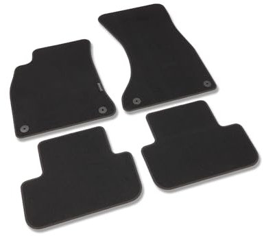 Kovvar Fußmatten passend für Audi A4 B8 2008-2016 Passend zur Ausführung: Avant/Limousine/Allroad Quattro | Qualität: Comfort