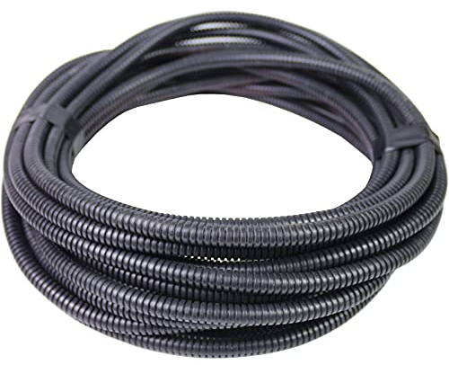 Kabelschlauch,Kabelschutzschlauch,Kabelschutz 10m 5,5mm PE Wellrohr wasserdichte Isolationsverpackungskabel Organizer Geflochtener Ärmeln Computer PV-Kabel Kabelschutz