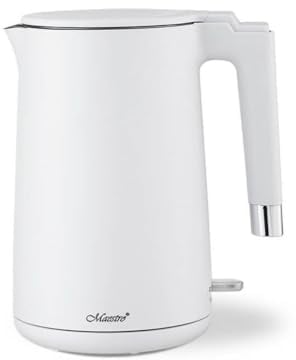 Feel Maestro Wasserkocher MR-026, Weiß, Edelstahl, Kunststoff, 1500 W, 1800 W, 1,7 l
