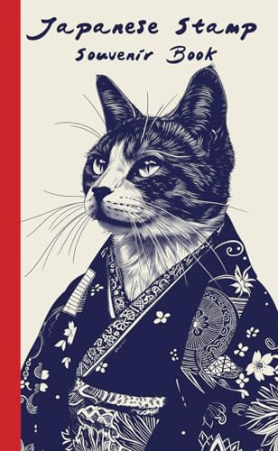 Japanese Stamp Souvenir Book: Collect Train Station Stamps and Other Japanese Stamps During Your Japan Travel | Cat Cover Design