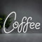YUEYYNS Coffee Neonschild, Kaffee Leuchtreklame Buchstaben Led Neon Schild Coffee LED Schild Weiß LED Neonlicht für Wanddekoration für Kaffeehaus, Bar, Restaurant, Raumdekoration